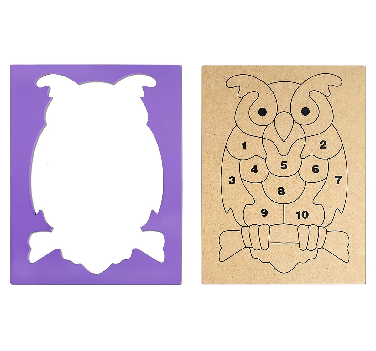 Hilife Owl 3D Shape 2 Layer Puzzle,  3Y+ (Multicolor)
