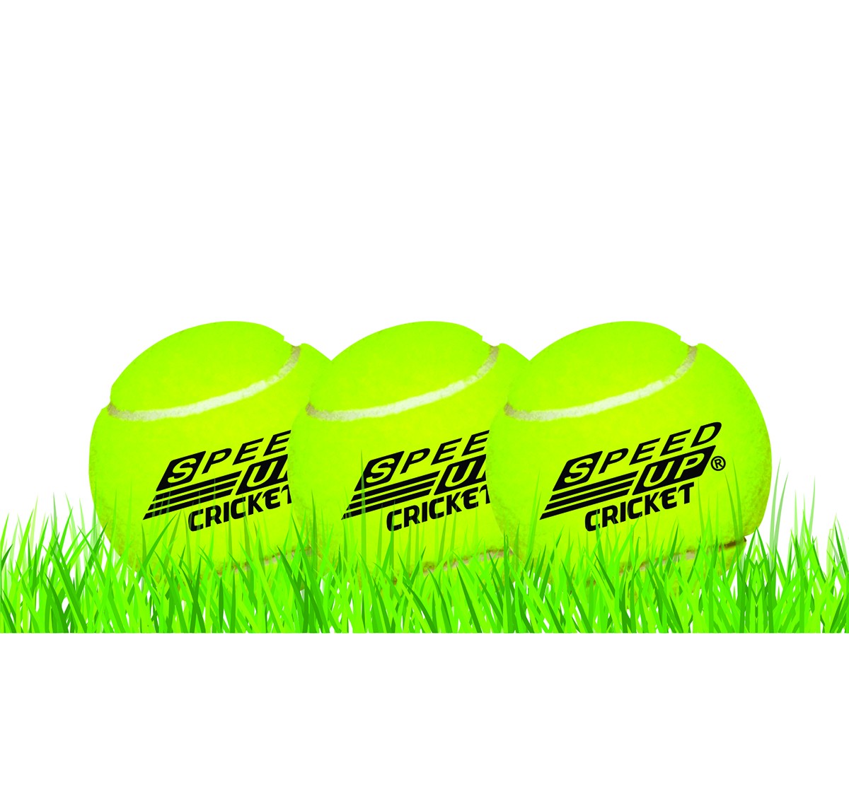 Speed Up Cricket Tennis Ball Pack of 3  for Kids age 10Y+