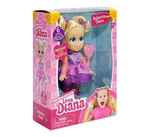 Love Diana 6" Ballerina Mini Doll for age 3Y+