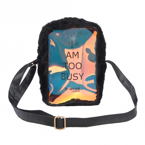 Hamster London Busy Pink Sling Black 9Y+