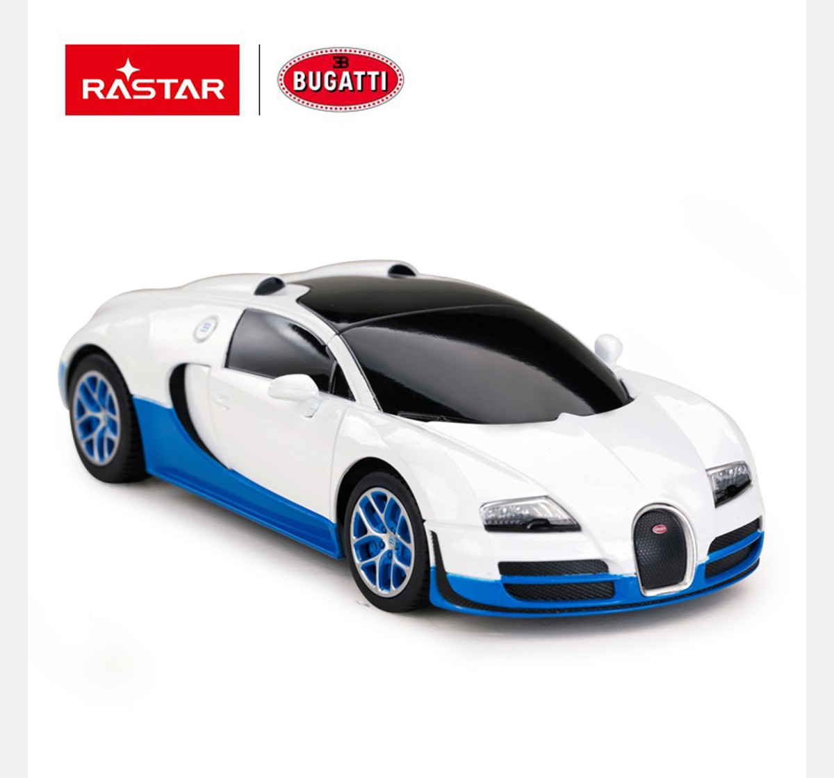 Rastar 1:24 Bugatti Grand Sport Vitesse Remote Control Car, 2Y+ (Multicolor)