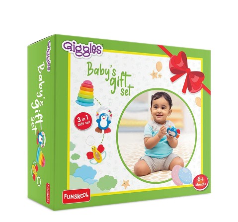 Giggles Baby's Gift Set Plastic Multicolour 0M+