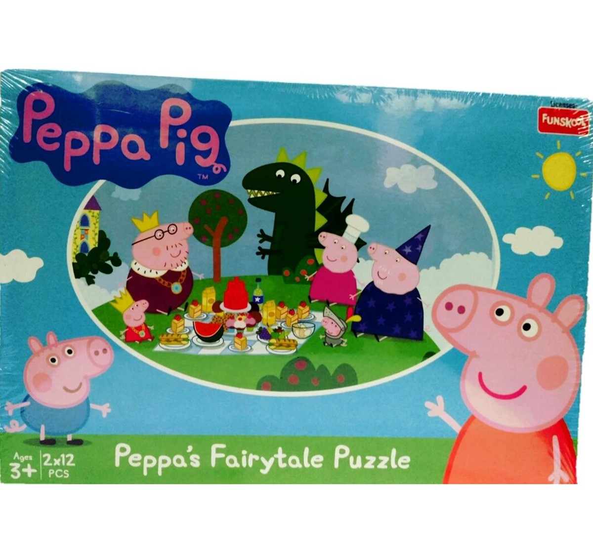 Funskool Peppa Pig Fairy Tale 2In1 Puzzle, 2Y+ (Multicolor)