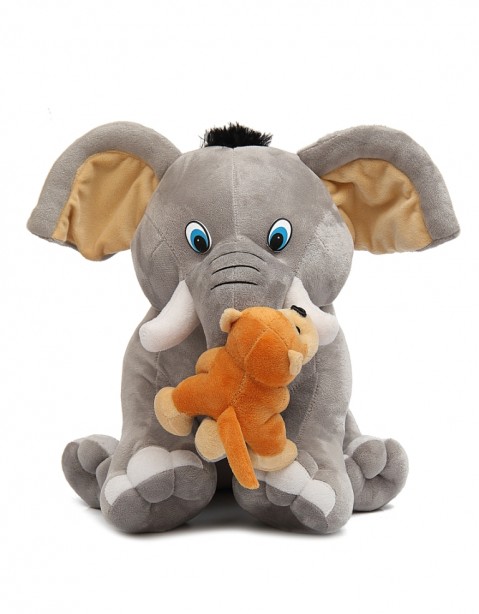 Just Play With Monkey 30Cm Soft Toys Grey an Brown 3Y+