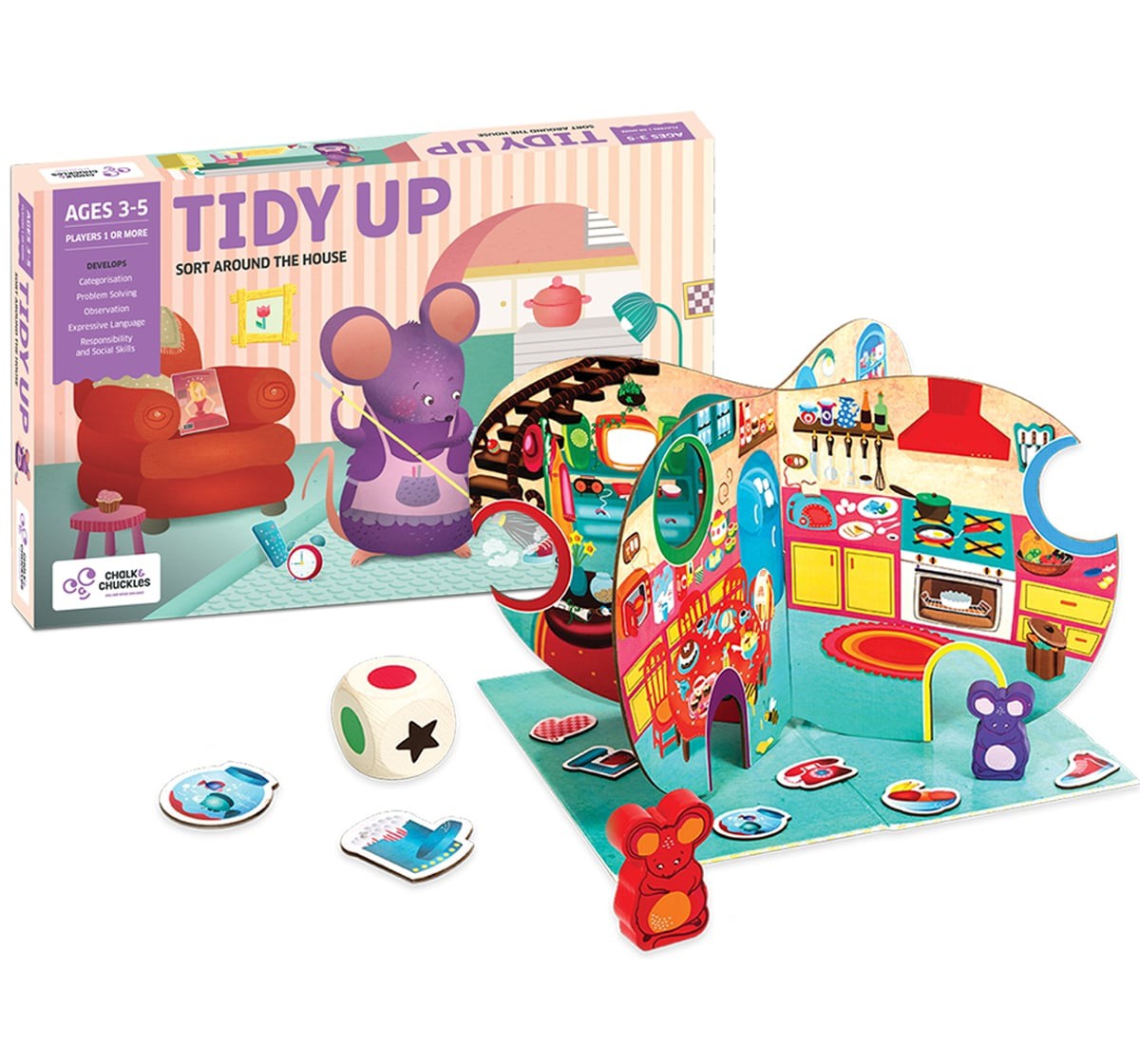 Chalk and Chuckles Tidy Up ,  2Y+