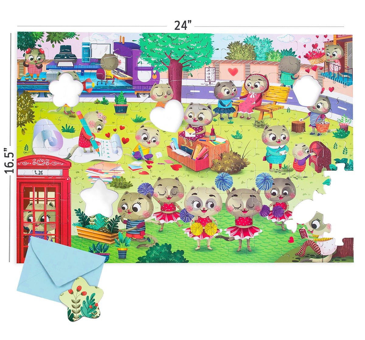 Chalk and Chuckles Chattychoo Cat Jigsaw Puzzle,  4Y+