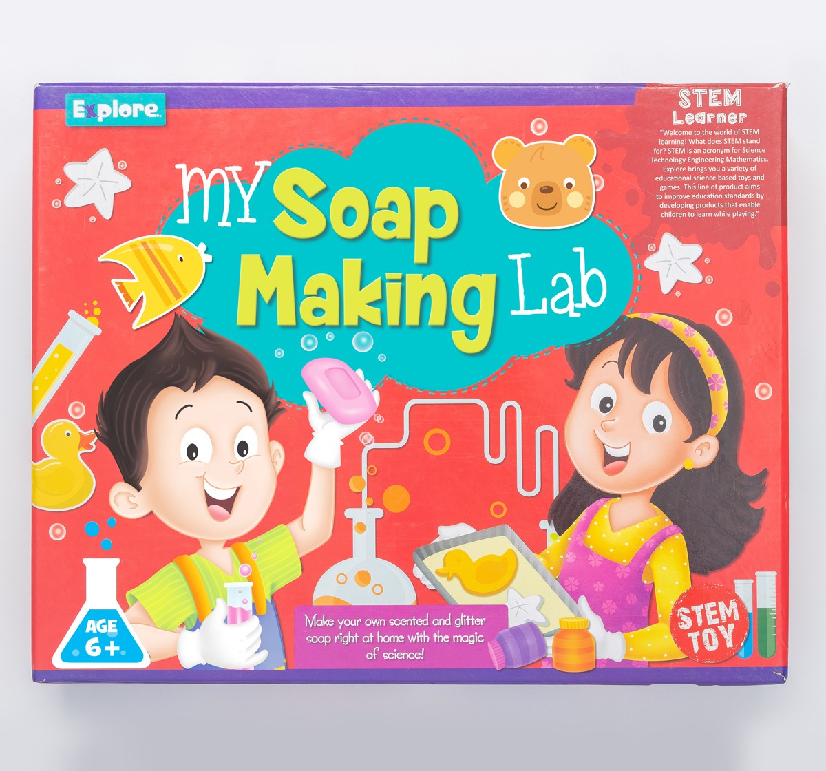 Eksploe My Soap Making Lab STEM Activity Kit Multicolor 8Y+