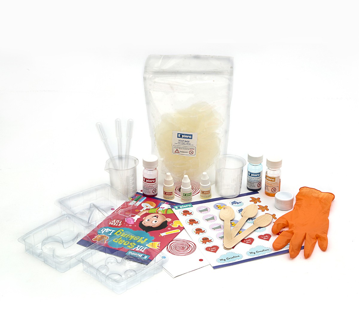 Eksploe My Soap Making Lab STEM Activity Kit Multicolor 8Y+