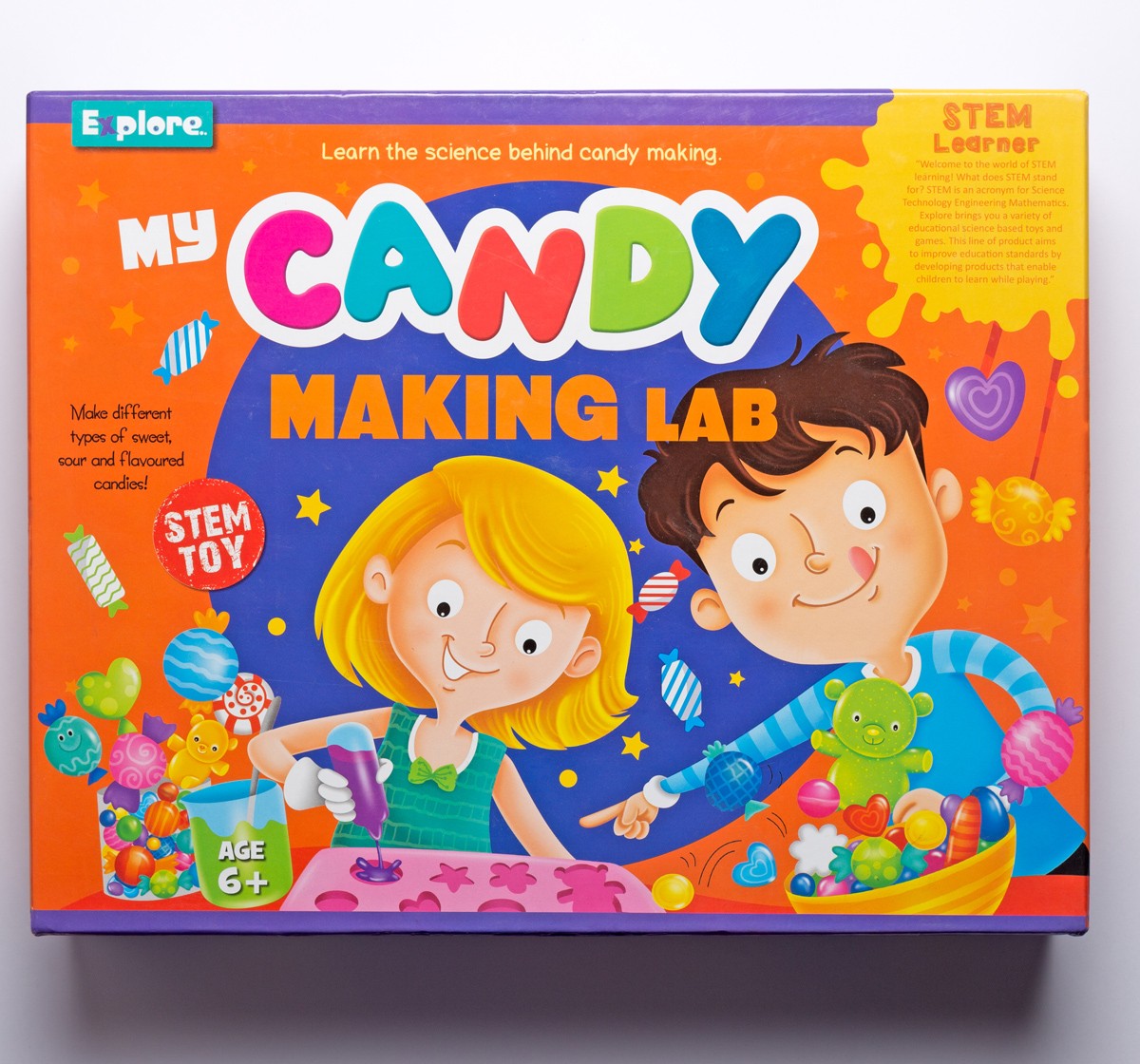 Eksploe My Candy Making Lab STEM Activity Kit Multicolor 8Y+