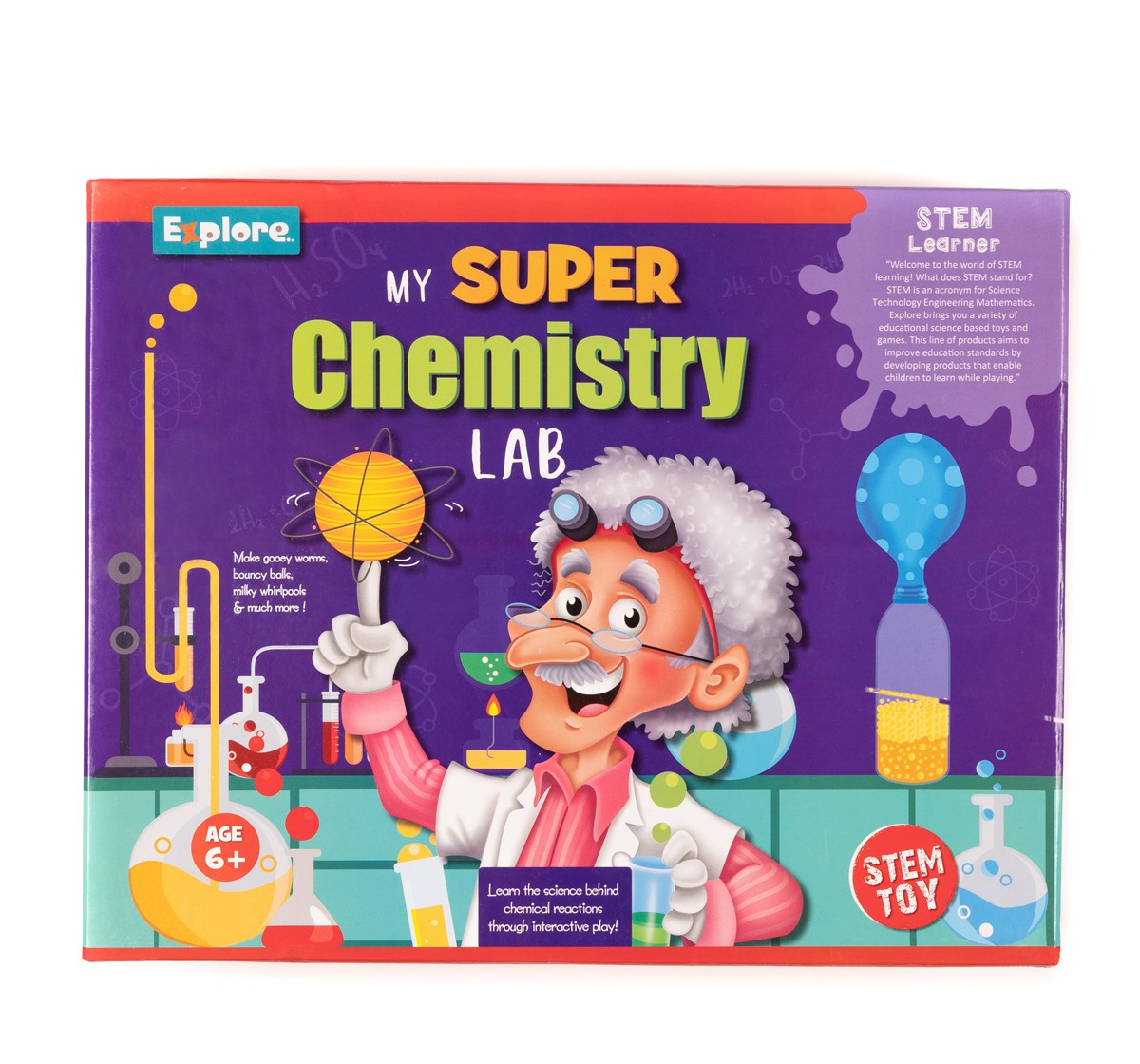 Eksploe My Super Chemistry Lab STEM Activity Kit Multicolor 8Y+