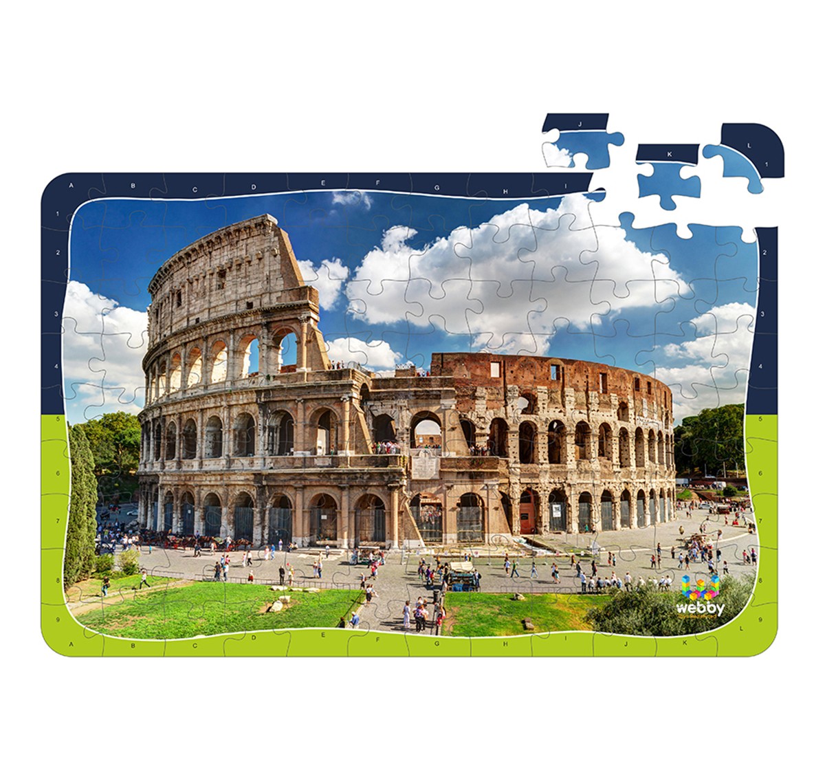 Webby Colosseum Puzzle, 108 Pieces,  5Y+ (Multicolour)