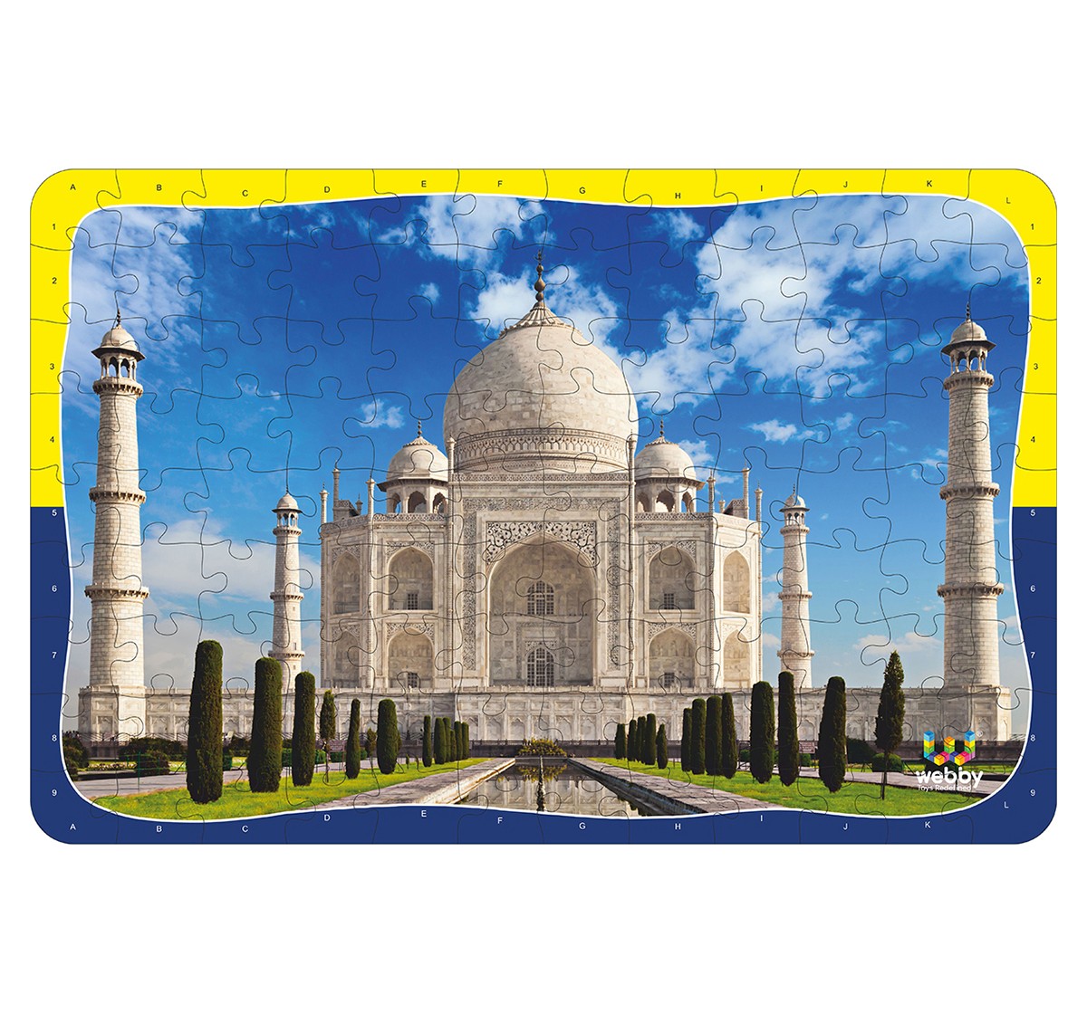 Webby Taj Mahal Puzzle, 108 Pieces,  5Y+ (Multicolour)