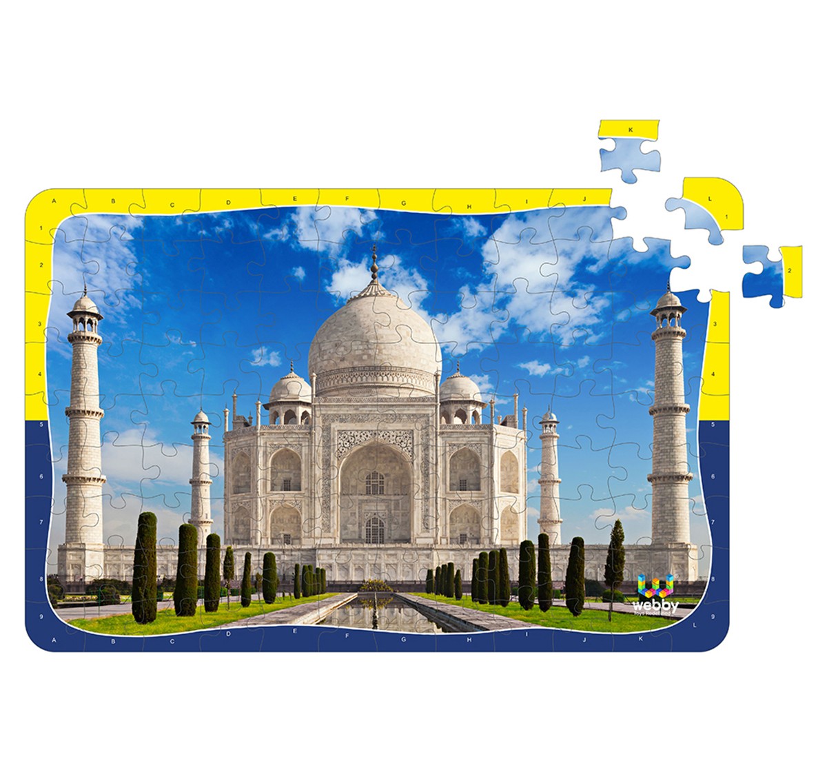 Webby Taj Mahal Puzzle, 108 Pieces,  5Y+ (Multicolour)