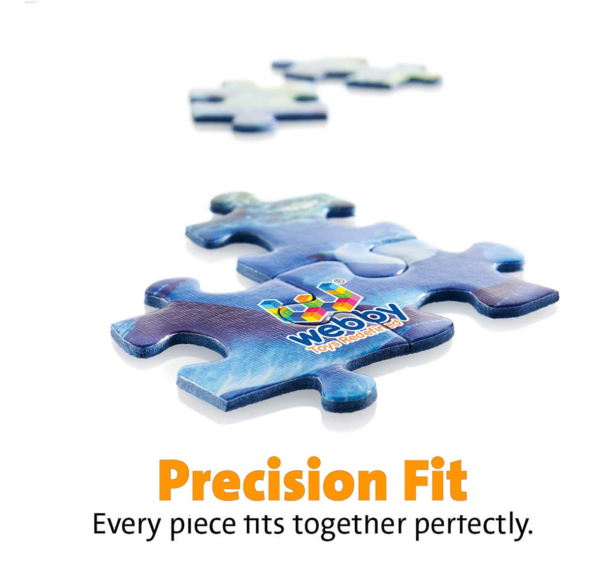 Webby Mini City Wooden Puzzle 108pcs,  5Y+ (Multicolour)