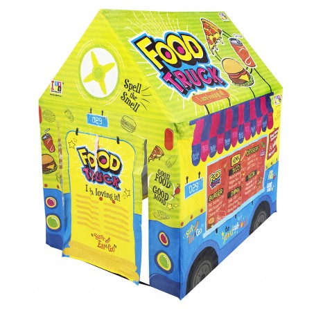IToys Food Truck Play House Tent with Doctor role play set for kids, 2Y+ (Multicolour)