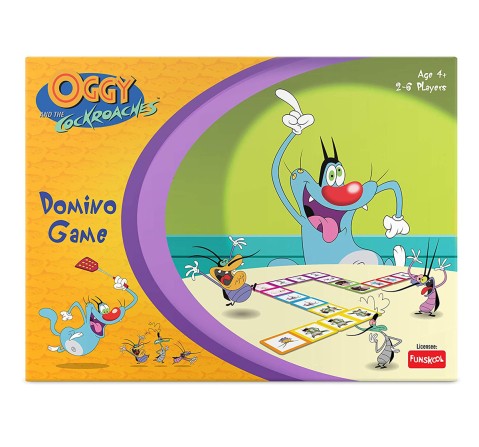 Funskool Oggy Dominoes Game Plastic Multicolour 3Y+