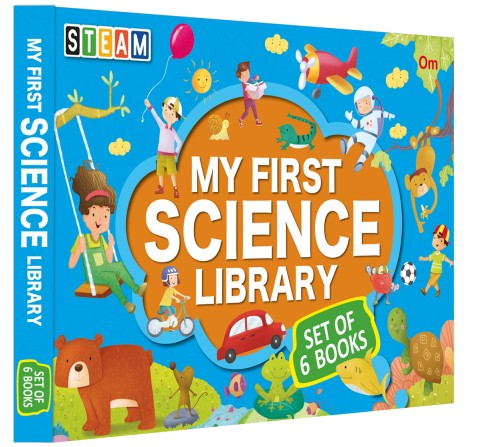 OM Books Encyclopaedia My First Science Library set of 6 books Multicolour 4Y+