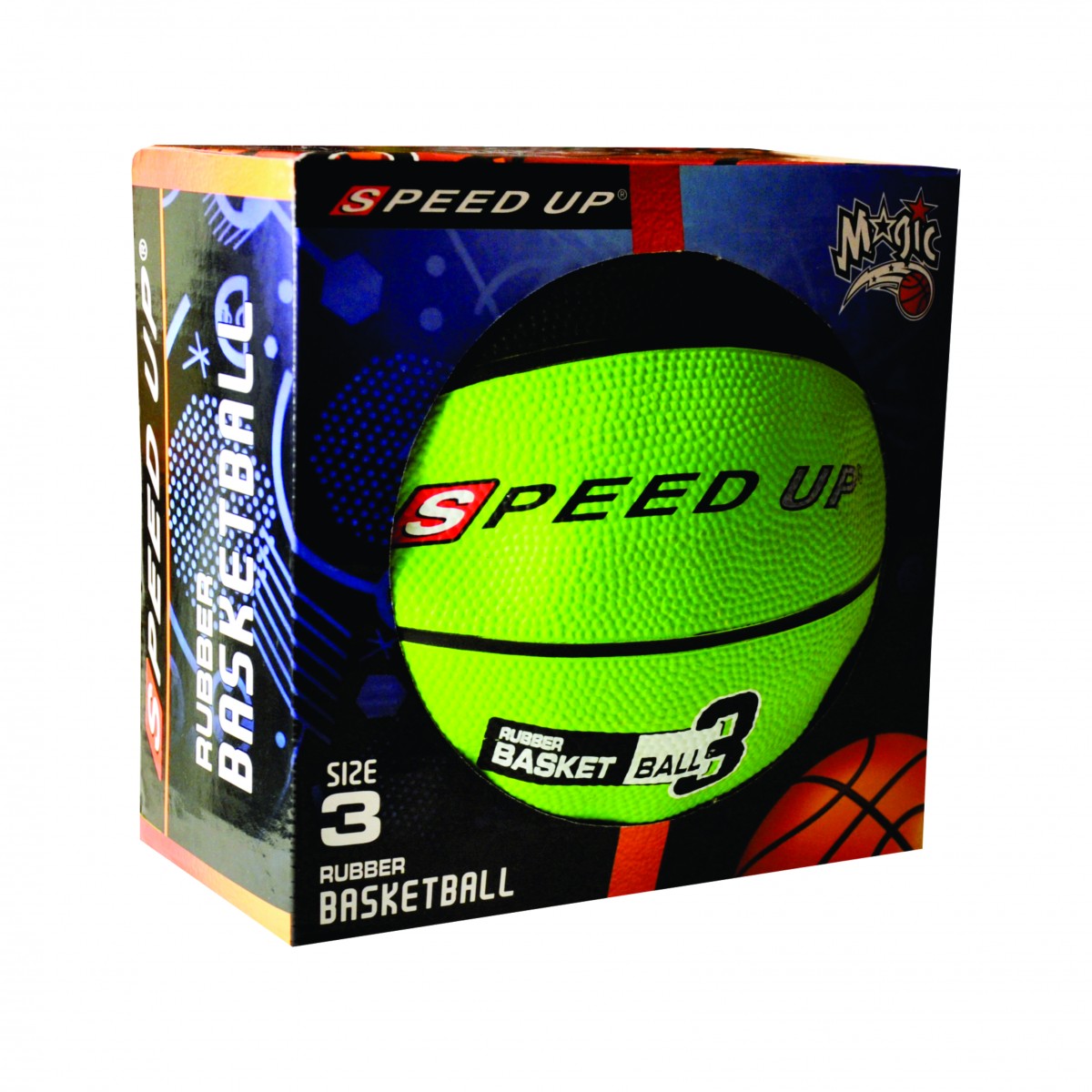 Speed Up Basketball, Basket Ball for Indoor-Outdoor Training Basketball, Multicolour 8Y+