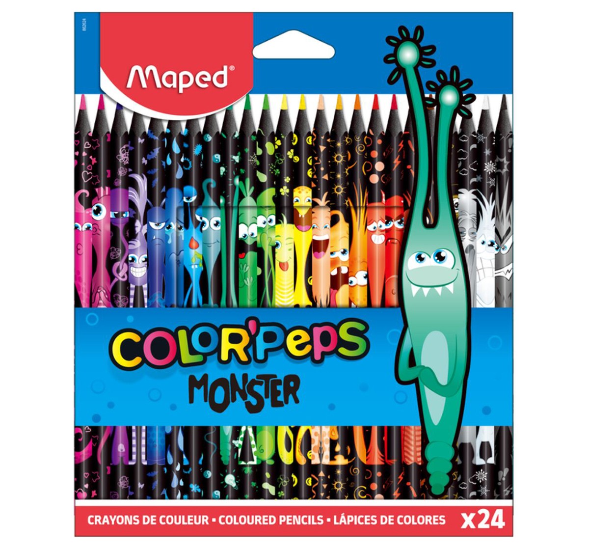 Maped 24 Colour Pens, 7Y+ (Multicolour)