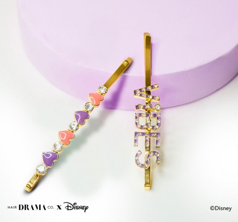 Hair Drama Company Disney Daisy Pins , Set Of 2(One Size),  9Y+(Multicolor)