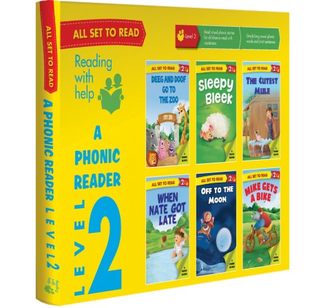 Om Kids A Phonics Reader Level 2 Box Multicolour 3Y+