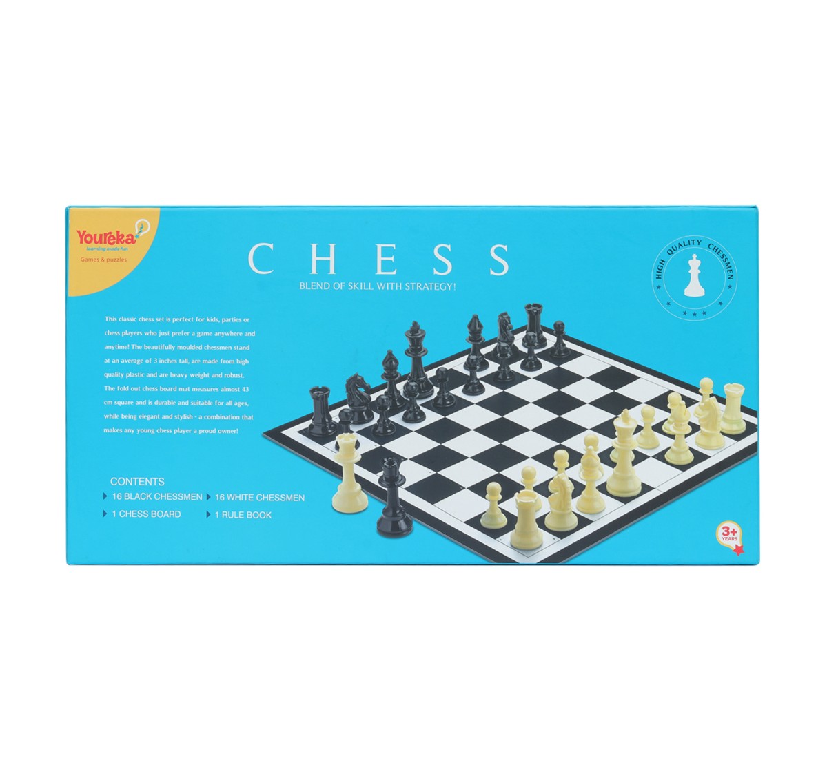 Youreka CHESS Game Set Multicolour 6Y+