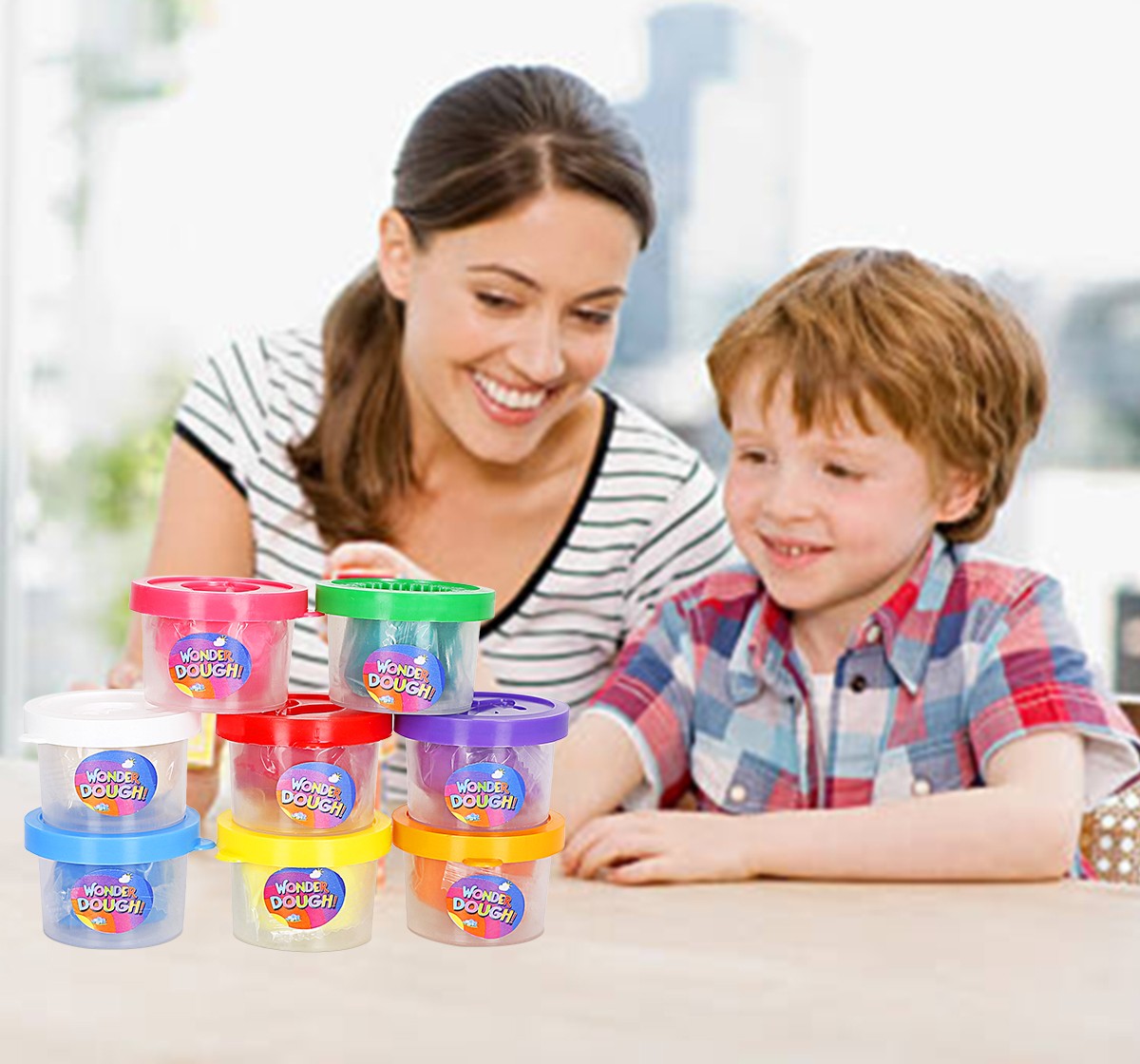 Youreka Dough Party Favour Pack Dough Tubs Multicolour 3Y+