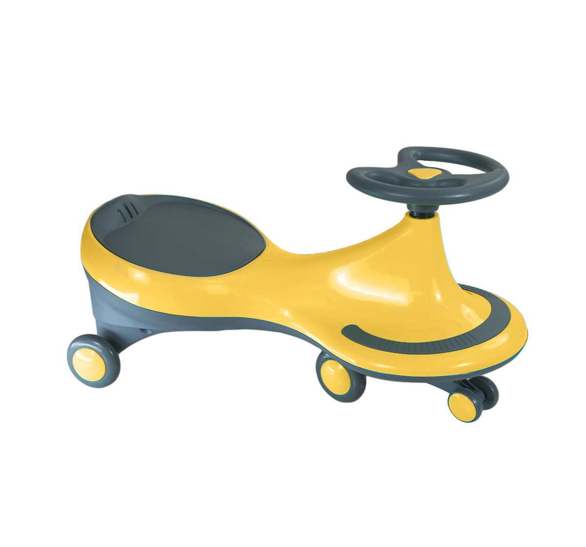 Zoozi Swing Car for Outdoor play Yellow 12M+