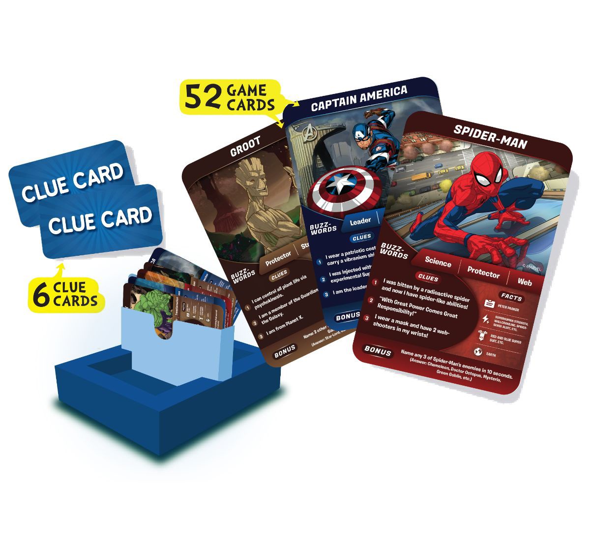 Skillmatics Guess in 10 Marvel Edition Paper card game Multicolor 3Y+