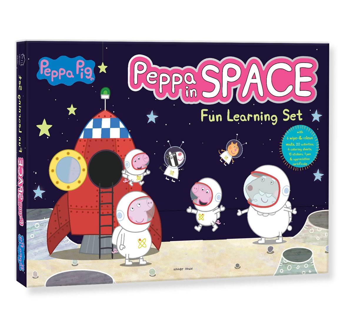 Wonder House Books Peppa In Space Fun Learning Activity Set for kids 3Y+, Multicolour