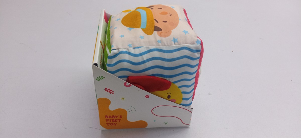 Shooting Star Animal Cube Multicolour Plush Soft Toys For Girls & Boys, 2 Yrs+
