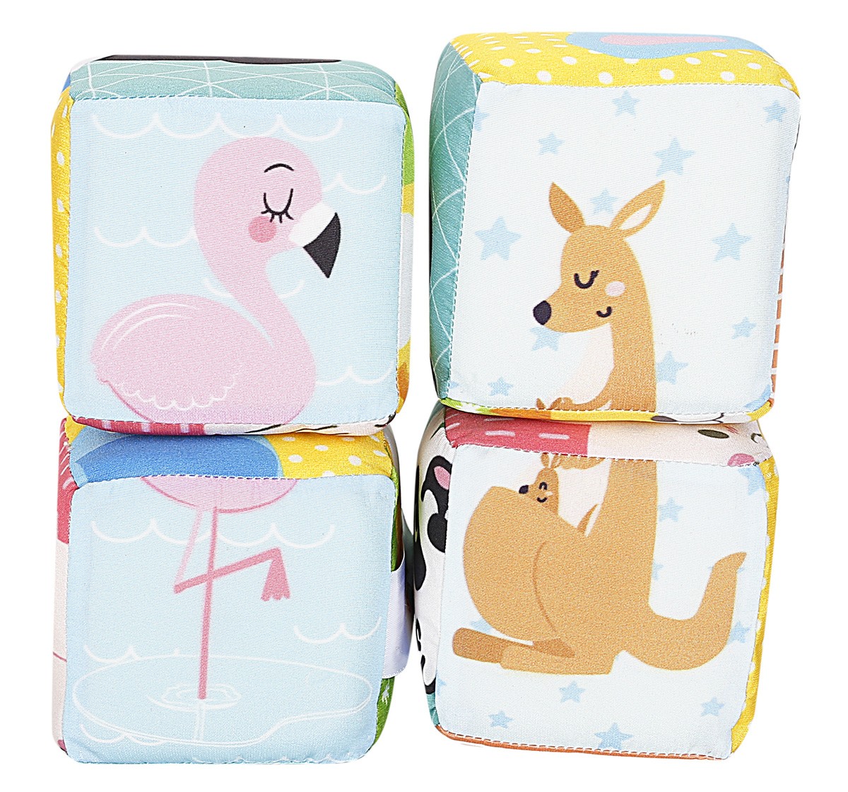 Shooting Star Animals Cube Blocks for kids 3Y+, Multicolour