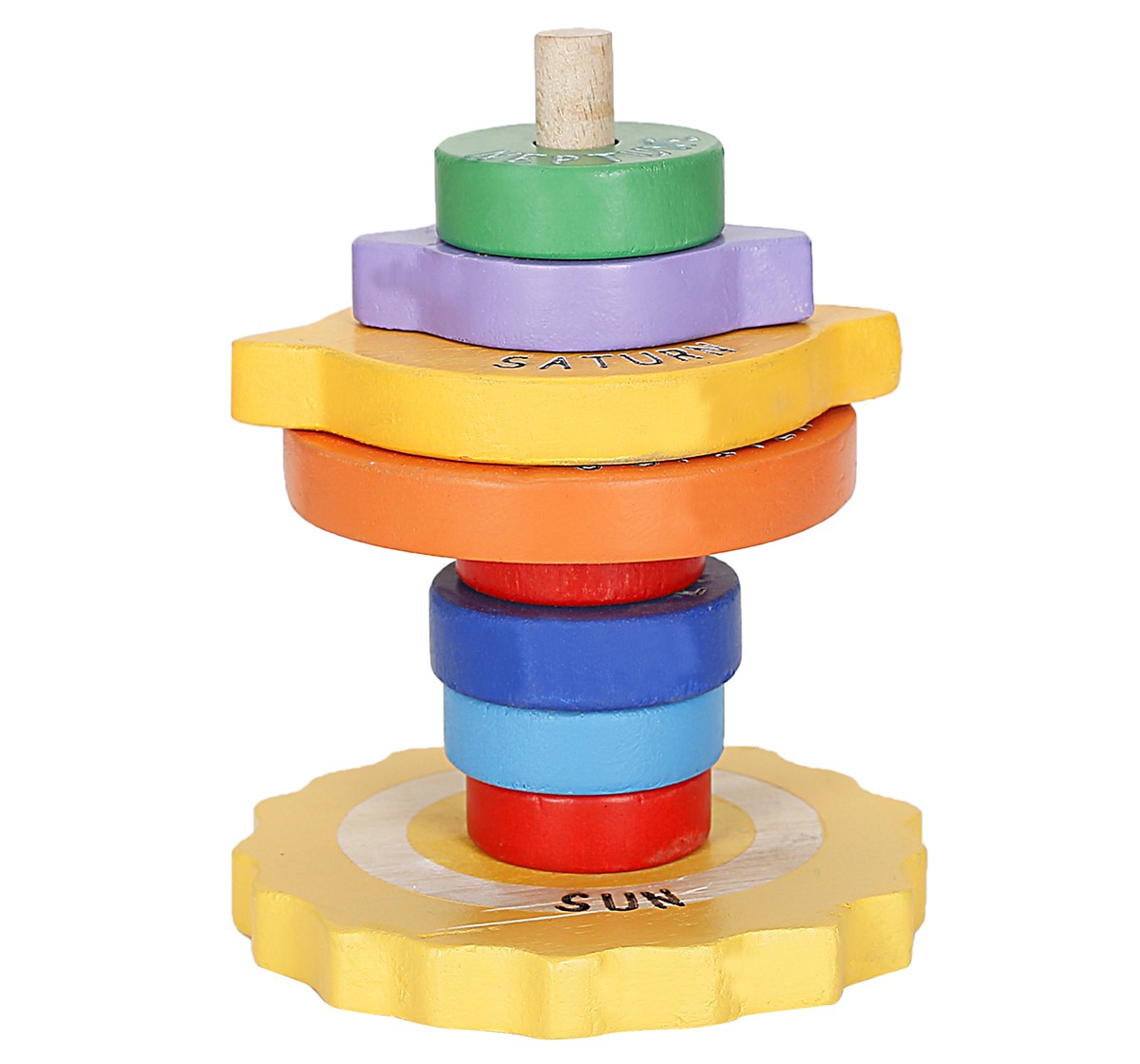 Shooting Star Planet Stacker for kids 3Y+, Multicolour