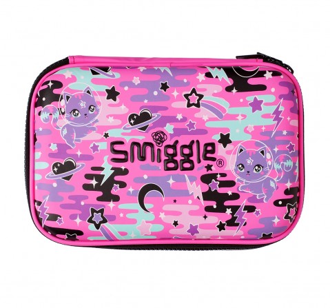 Smiggle Away Hardtop Stationery Kit for Kids Pink 3Y+