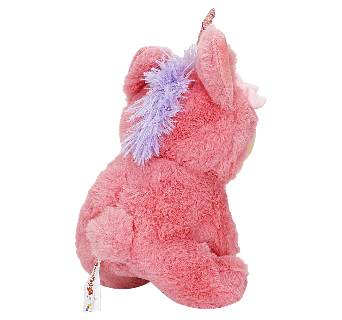 Fuzzbuzz 24Cm Pug With Unicorn Hoodie Soft Toy for kids 3Y+, Multicolour