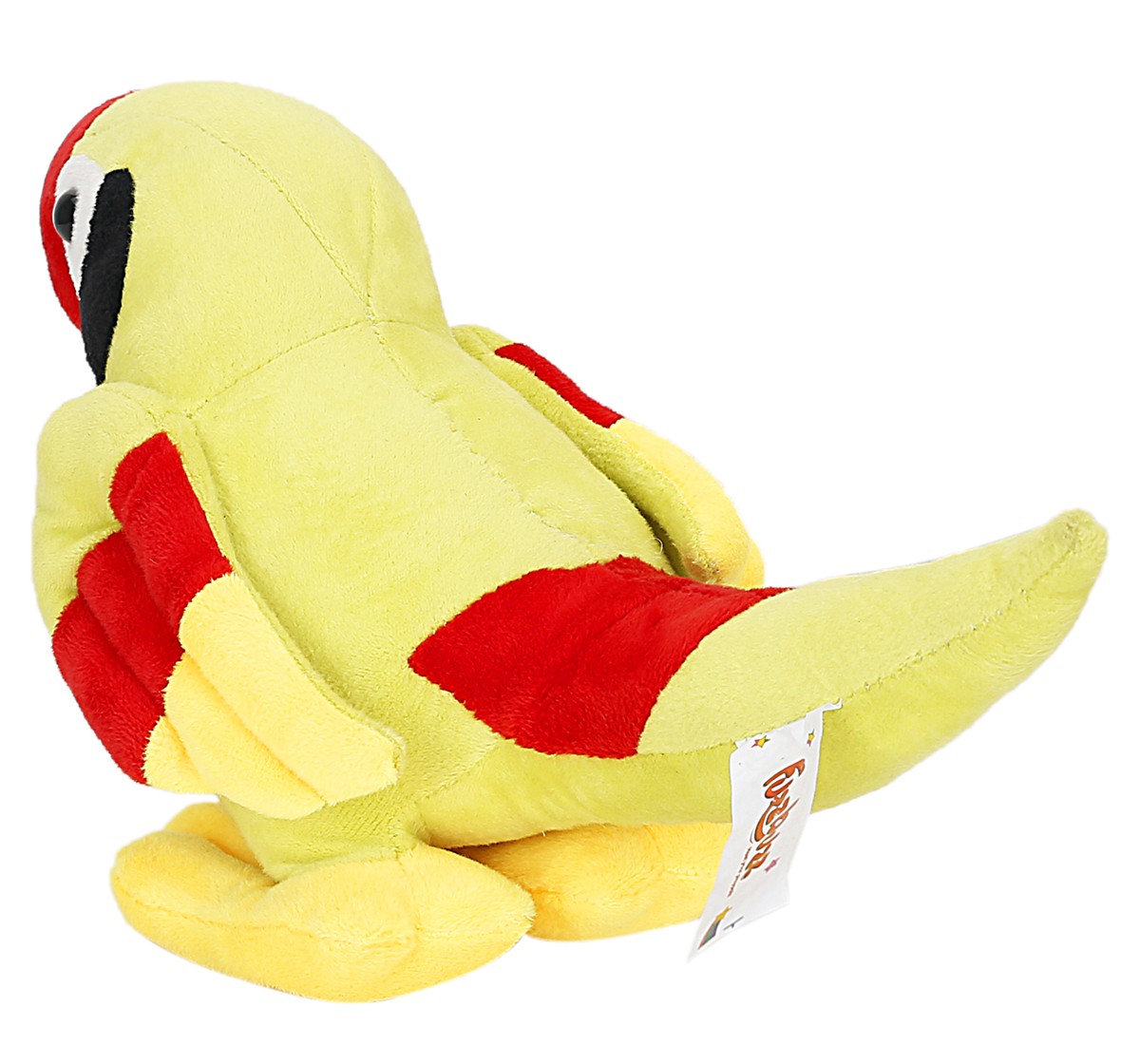 Fuzzbuzz Parrot Soft Toy for kids 3Y+, Multicolour
