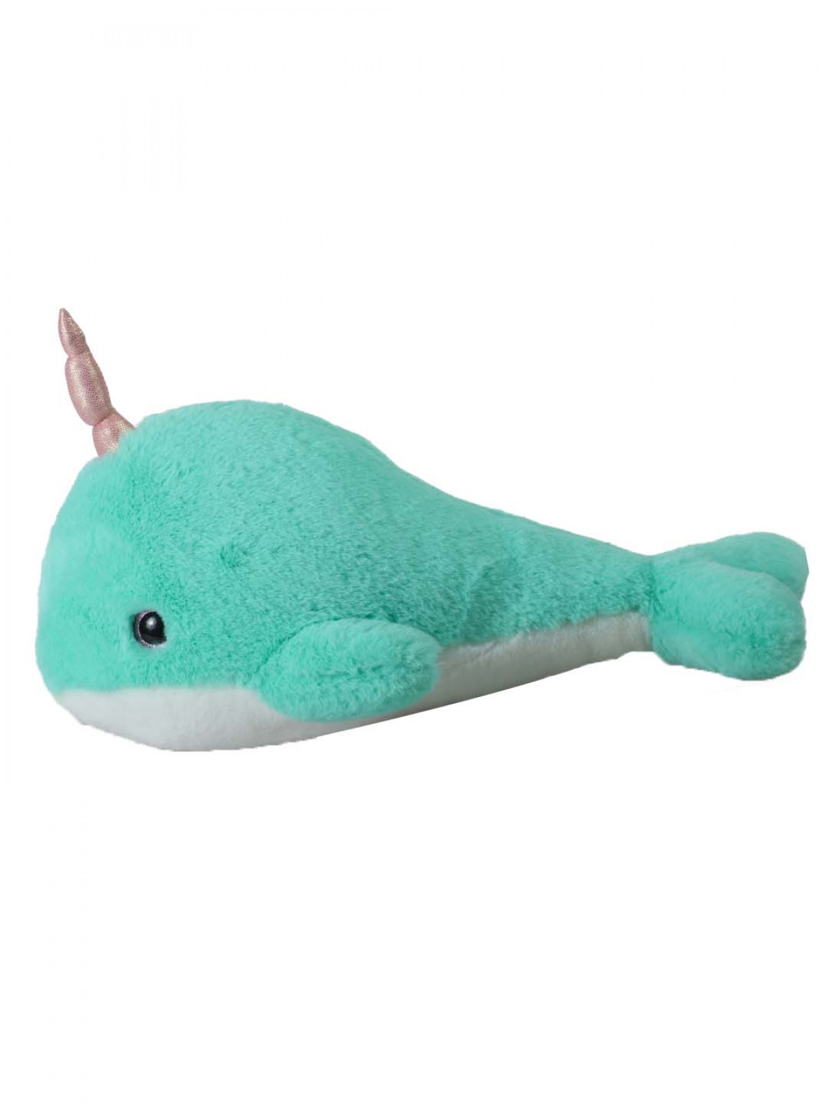 Adorable Stuffed Plush Narwhal by Mirada, Soft Toys for Kids of All Ages, 3Y+, Green, 40cm