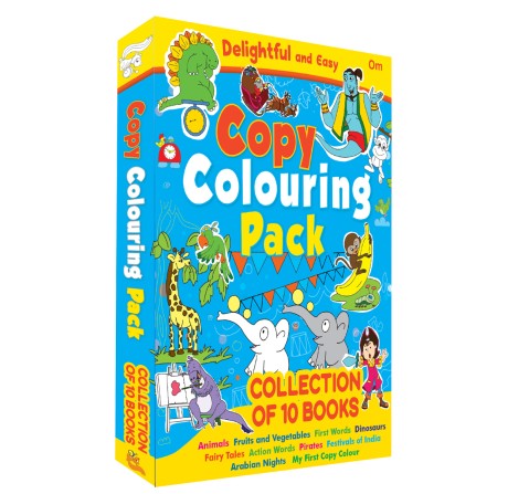 OM Books Copy Colouring Pack 1 Box Multicolour 3Y+