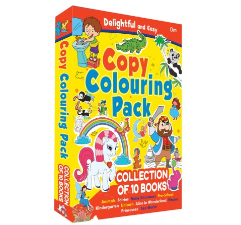 OM Books Copy Colouring Pack 2 Box Multicolour 3Y+