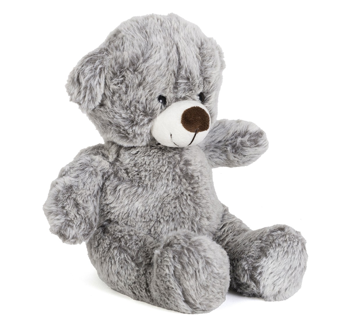 FuzzBuzz Textured Bear Grey 24cm