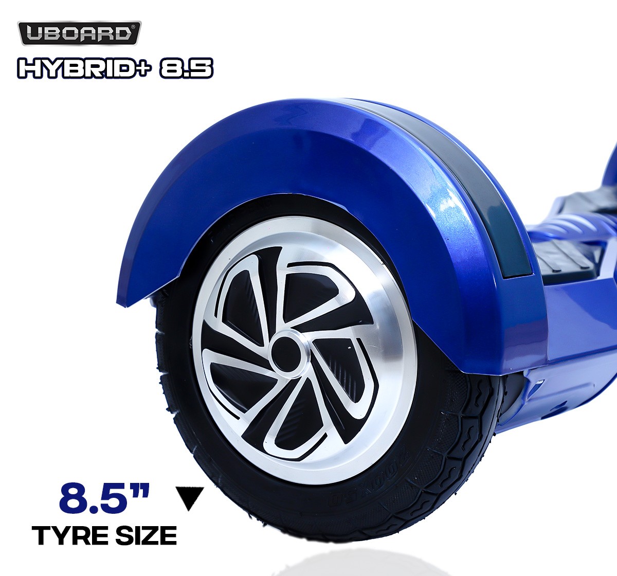 Uboard Hybrid 8.5 Hoverboard for kids 12Y+, Multicolour