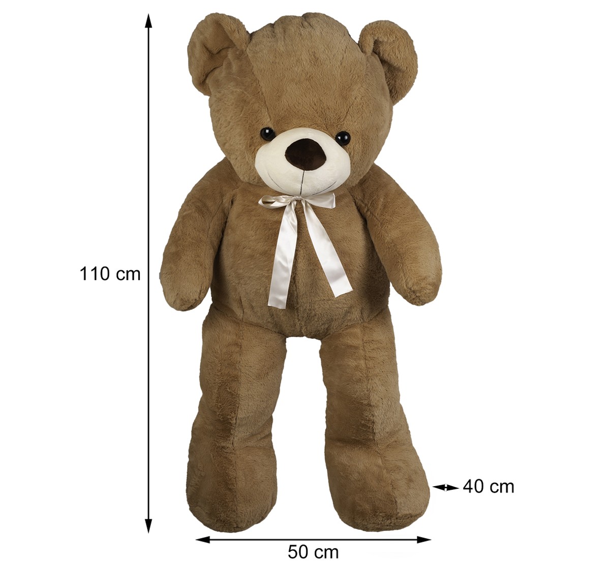 FuzzBuzz Standing Bear Light Brown 110 cm, 0M+