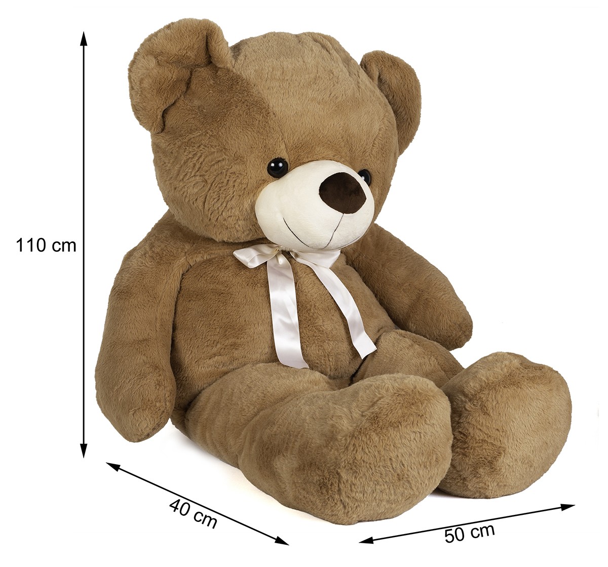 FuzzBuzz Standing Bear Light Brown 110 cm, 0M+