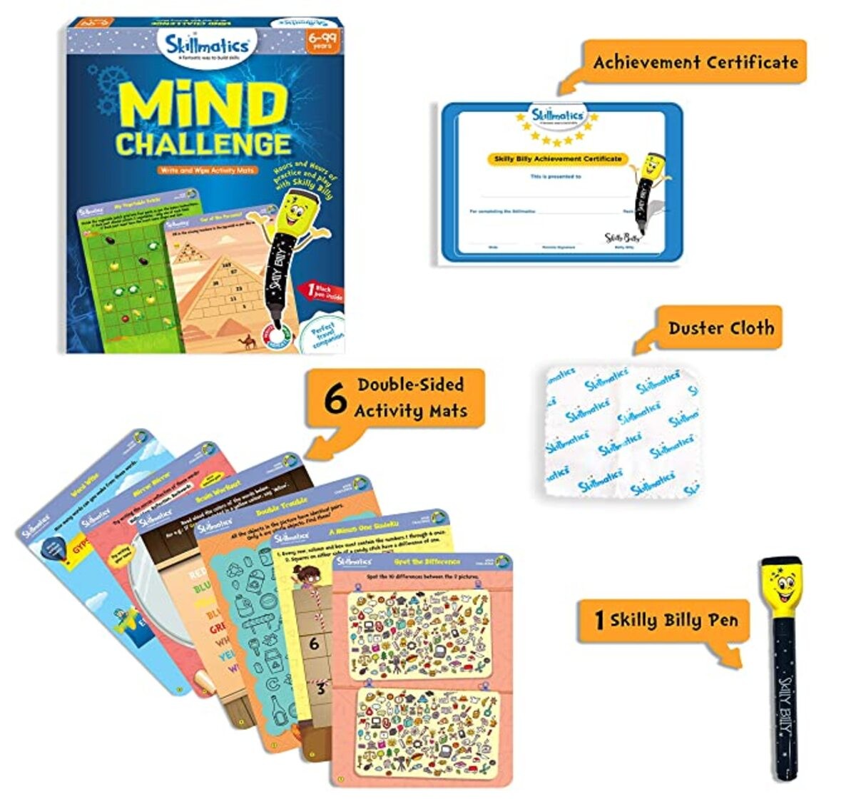 Skillmatics Mind and Activity Game for kids 6Y+, Muliticolour