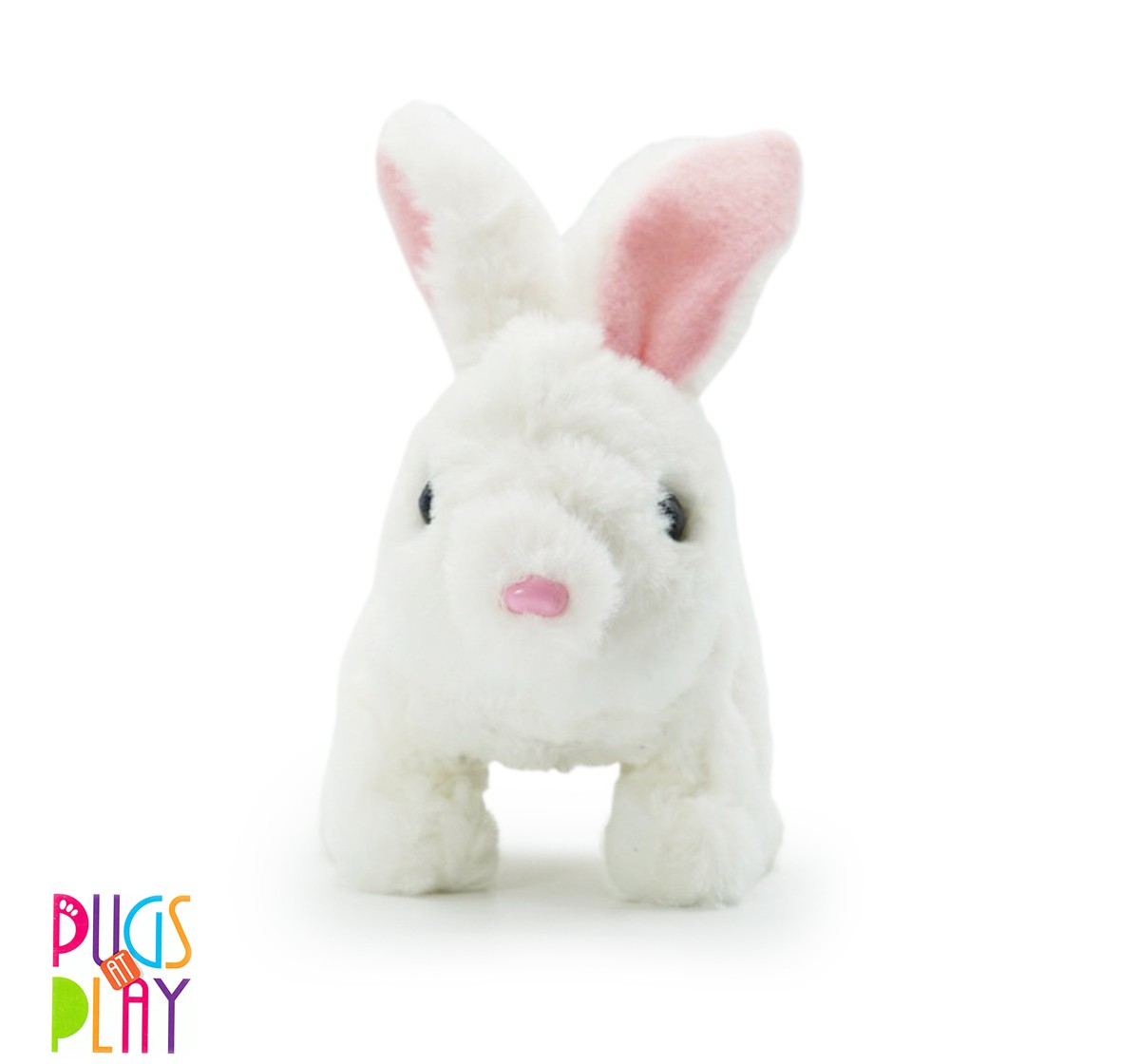 Hamleys Huggable Cuddly Hopper Jumping Rabbit Stuffed Toy, Soft Toys For Kids, Cute Plushies Purple, Multicolour, 3Y+