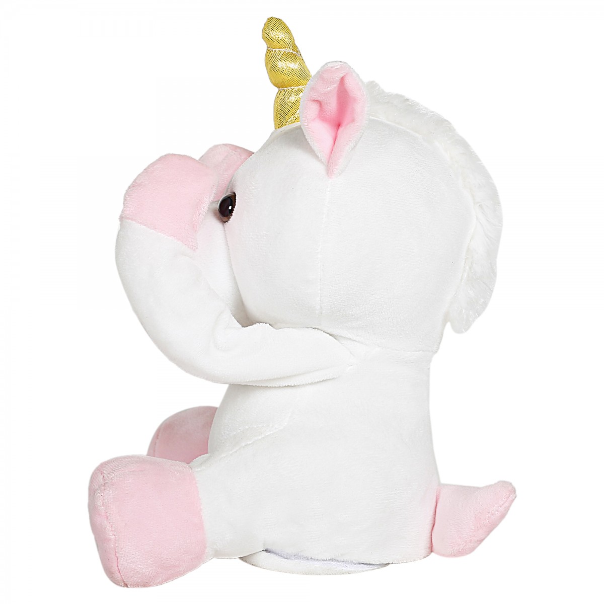 Hamleys Pugs & Play Agnes Unicorn Soft Toys for Kids, White, 3Y+