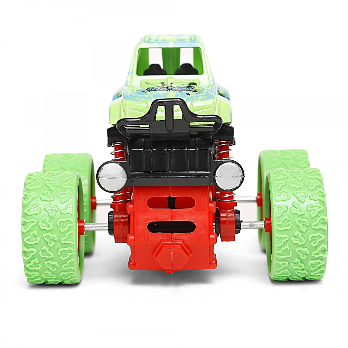Ralleyz Friction Toy Car With Grip Wheels 4 Wheel Drive Force Amazing Kids Play Mini Toy Car Green 6Y+
