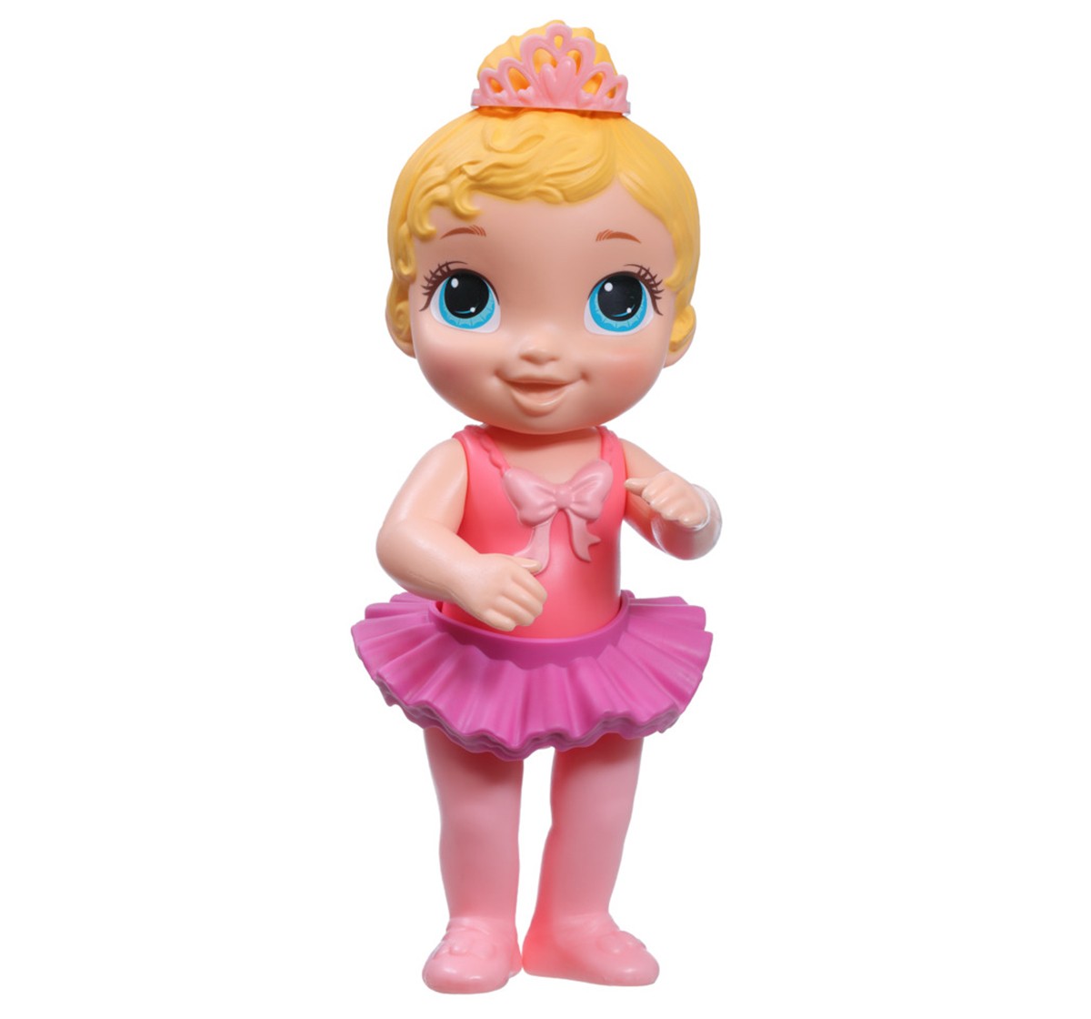 Baby Alive Sweet Ballerina Baby Doll, Pink, 10.5 Inch Ballet Doll with Tutu Skirt and Tiara, Blonde Hair Toy for Kids, Multicolor, 3Y+