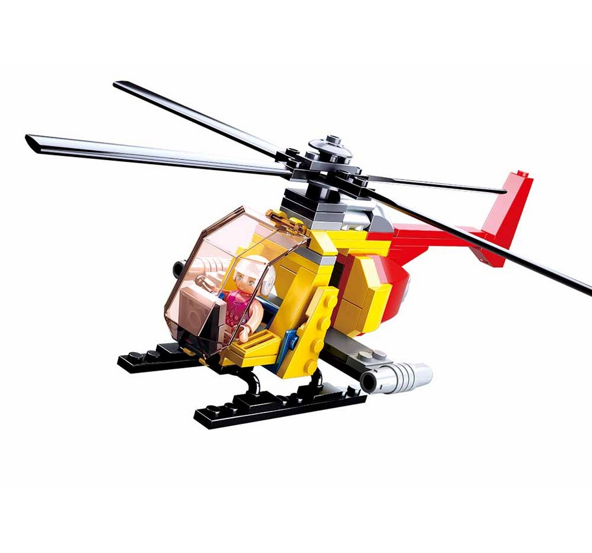 Sluban Aviation III Helicopter Plastic Building Block 100 pieces Multicolor 6Y+