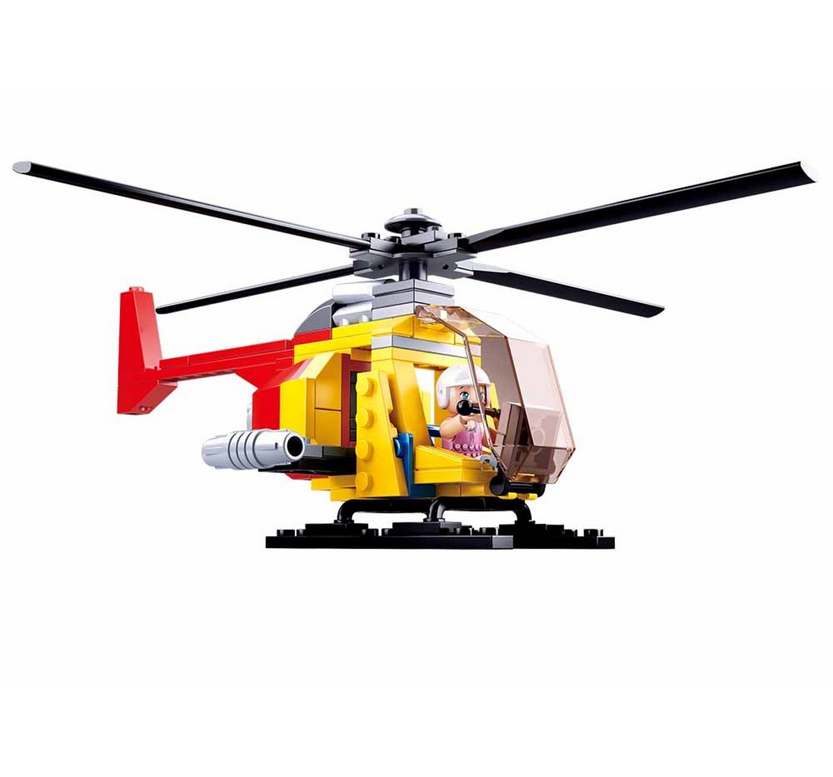 Sluban Aviation III Helicopter Plastic Building Block 100 pieces Multicolor 6Y+